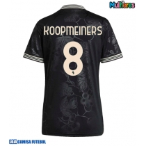 Camisa de Futebol Juventus Teun Koopmeiners #8 Equipamento Alternativo Mulheres 2025-26 Manga Curta